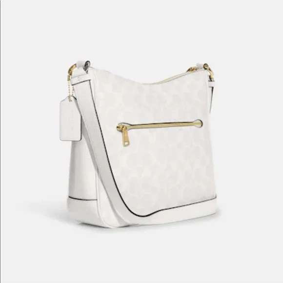 COACH Ellie File Bag In Signature Canvas - Picture 2 of 8